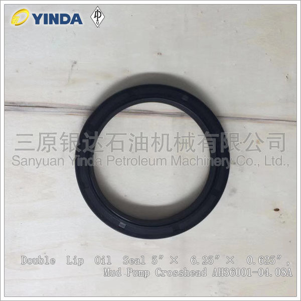 Double Lip Oil Seal Mud Pump Crosshead 5″× 6.25″× 0.625″ AH36001-04.08A 0