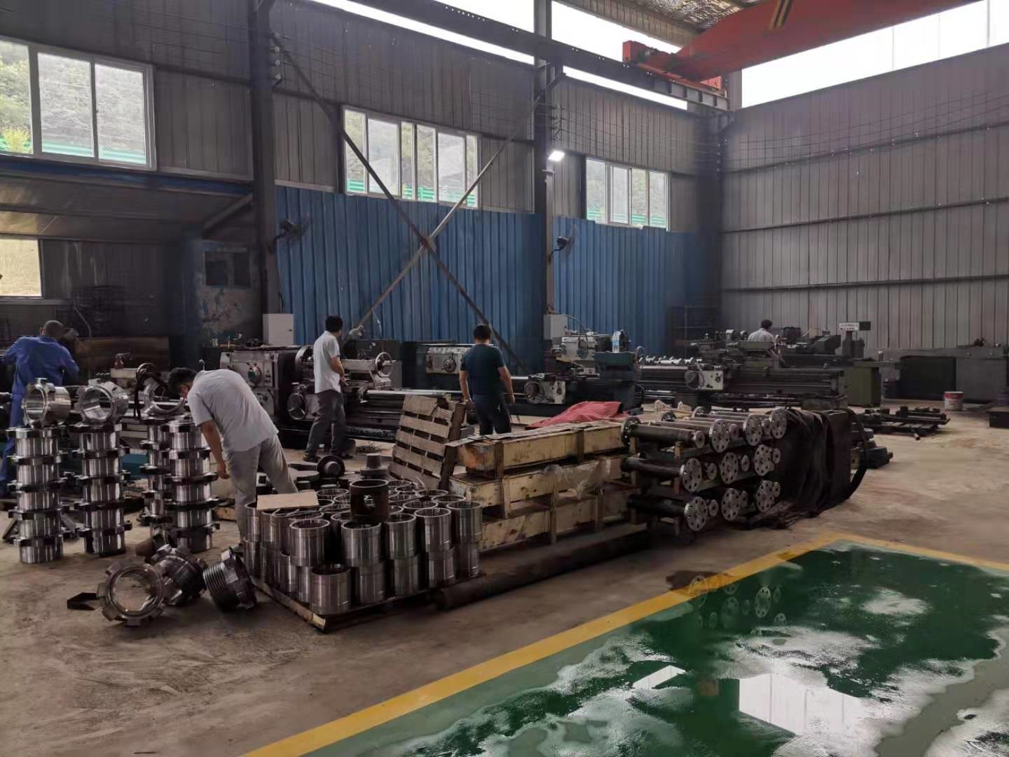 Production line of piston ASSY
