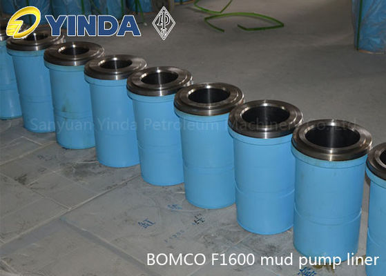 Bomco F1600 Triplex Mud Pump Liner Chromium Content 26-28% HRC Hardness