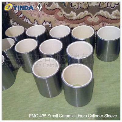 FMC Bean Pump Mud Pump Parts Small Alumina Ceramic Liners FMC 435 FMC 1324 Cylinder Sleeve API-7K