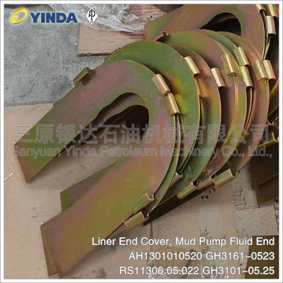 Mud Pump Liner Cylinder End Cover Fluid End AH1301010520 GH3161-0523 Copper