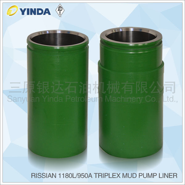 1180L/950A Triplex Mud Pump Accessories Bimetal Liner API-7K Certified