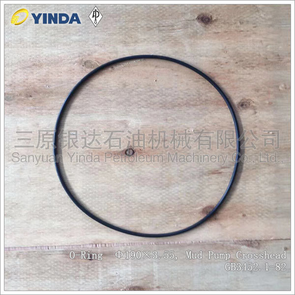 O - Ring Φ190×3.55 Mud Pump Crosshead Gas Sealing For Hydraulic Cylinder Pistons