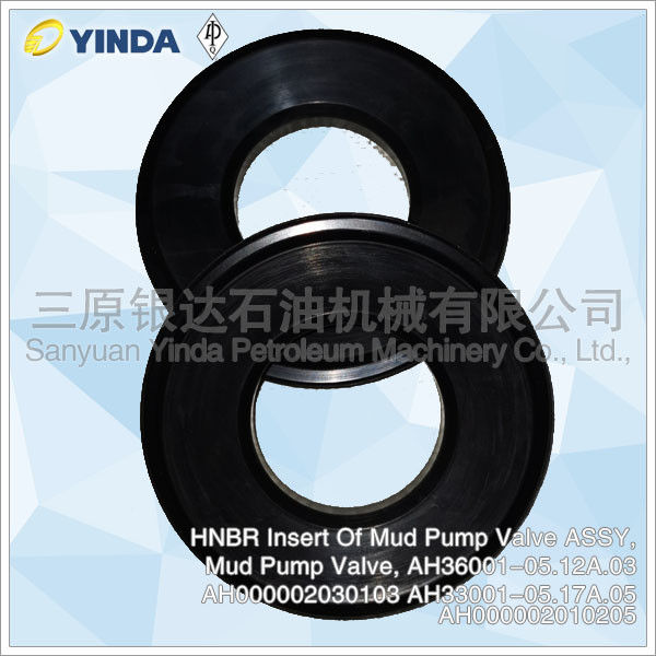 HNBR Insert Mud Pump Parts Valve ASSY AH36001-05.12A.03 AH000002030103